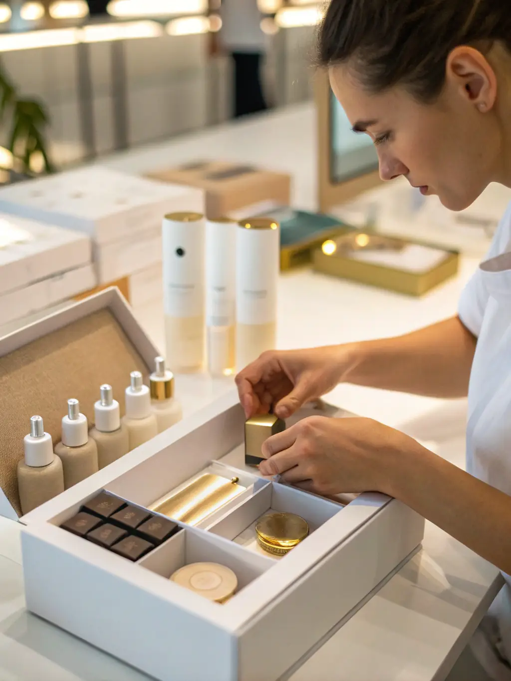 A visually appealing shot of Apax International's Handmade Herbal Soaps being packaged for export, showcasing the care and attention to detail in their export process.